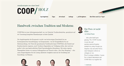 Desktop Screenshot of coop-holz.at